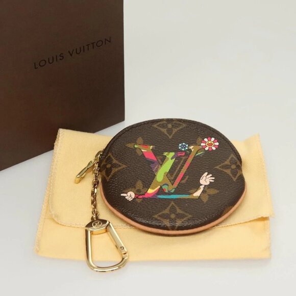 LOUIS VUITTON Monogram Hand Porte Monnaie Ron Coin Purse LV Auth - Picture 14 of 16